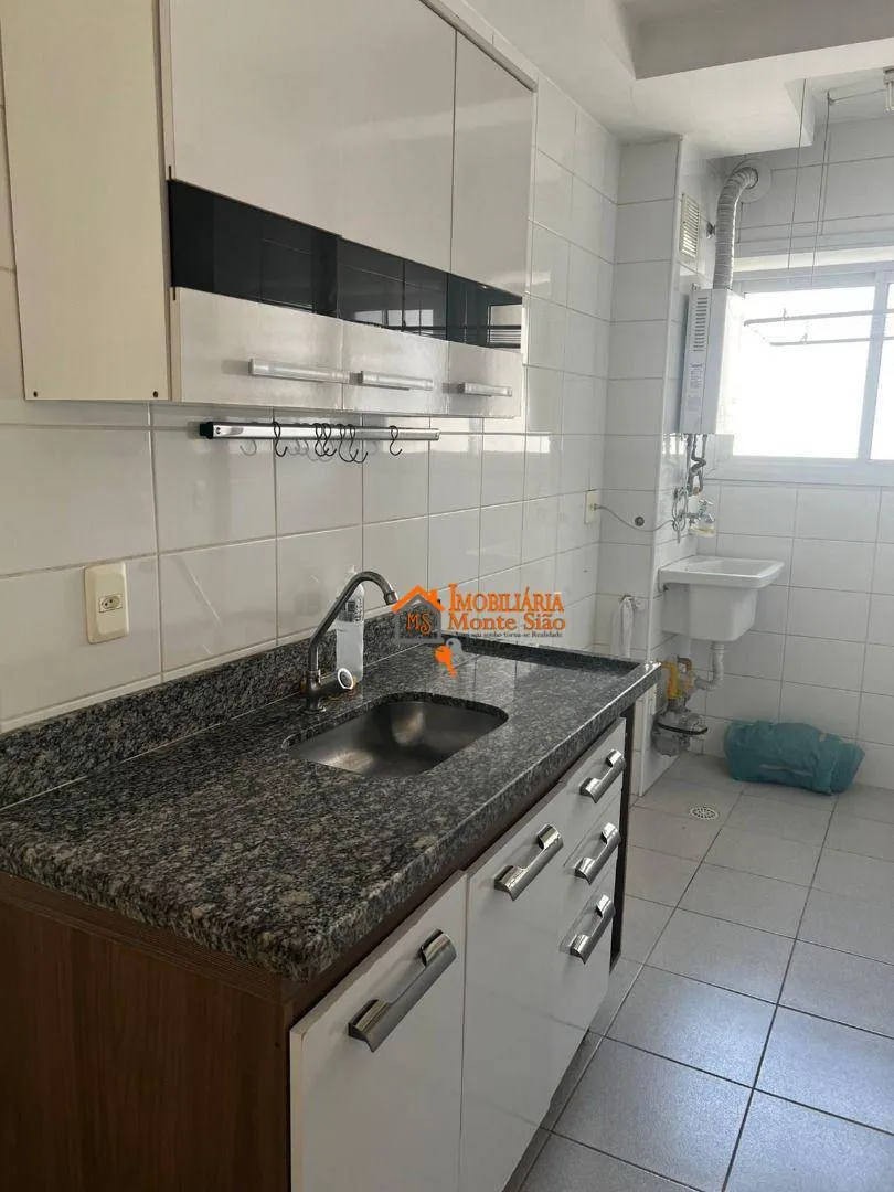 Imagem Apartamento com 2 dormitórios para alugar, 56 m² por R$ 3.335,00/mês - Vila das Palmeiras - Guarulhos/SP