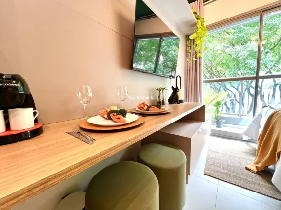 Imagem Apartamento para locação na Consolação, São Paulo-SP: 1 quarto, 1 banheiro, 22m² de área.