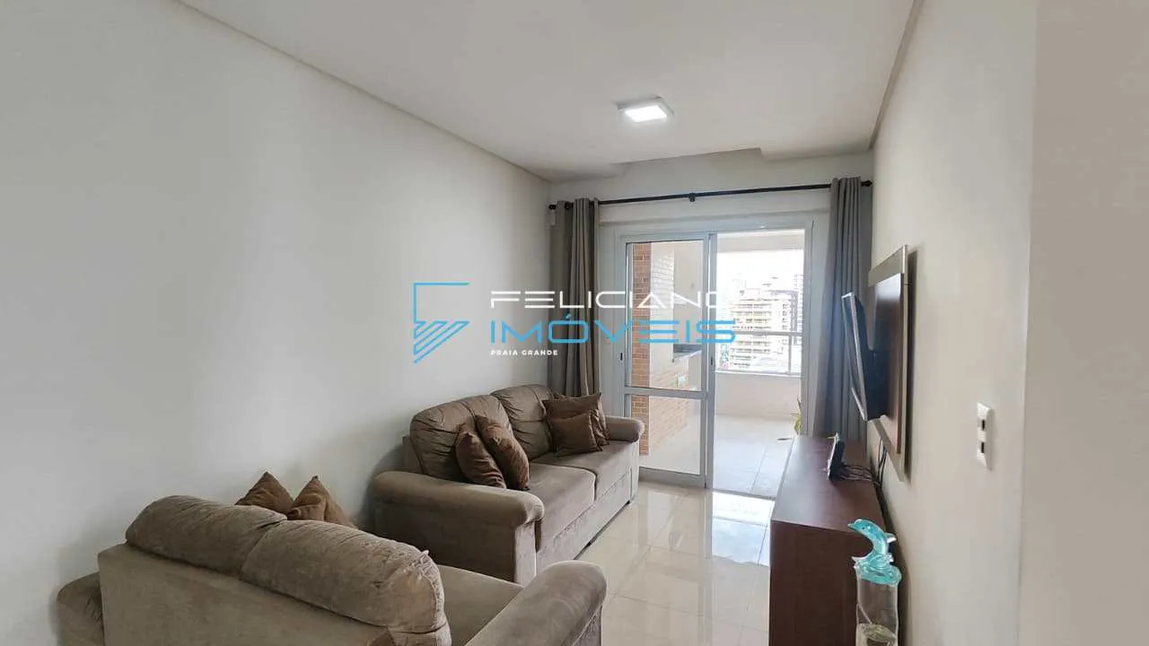Imagem Apartamento com 2 quartos, Aviação, Praia Grande - R$ 625 mil, Cod: 6830