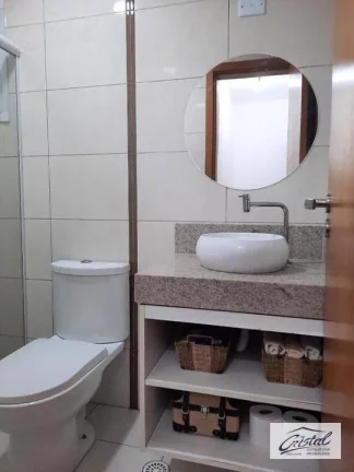 Imagem Apartamento com 3 dormitórios à venda, 107 m² por R$ 650.000,00 - Guilhermina - Praia Grande/SP