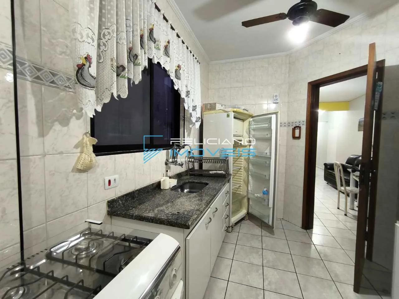 Imagem Apartamento com 2 quartos, Guilhermina, Praia Grande - R$ 450 mil, Cod: 7432