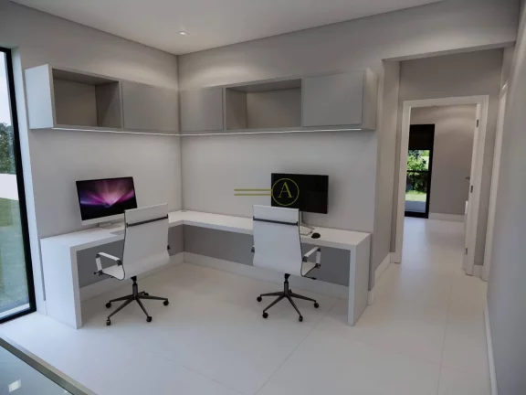 Imagem Sobrado luxuoso será entregue em julho 2025 cond Bougainville IV mobiliado