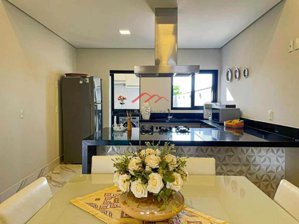 Imagem Casa em Condomínio para Venda em Hortolândia, Residencial Jardim de Mônaco, 3 dormitórios, 3 suítes, 4 banheiros, 4 vagas