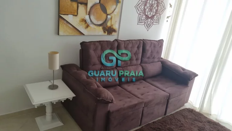 Imagem 1 dormitórios, sala para 2 ambientes com sacada, cozinha com armários planejados, banheiro social e área de serviço