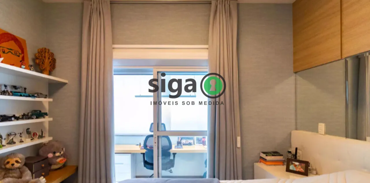 Imagem Apartamento à venda e locação, MOBILIADO, com 184m², 3 quartos e 3 vagas no Morumbi