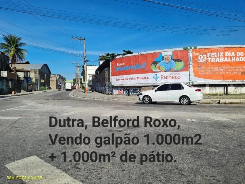 Imagem Galpão para Venda em BELFORD ROXO, Centro, 1 banheiro