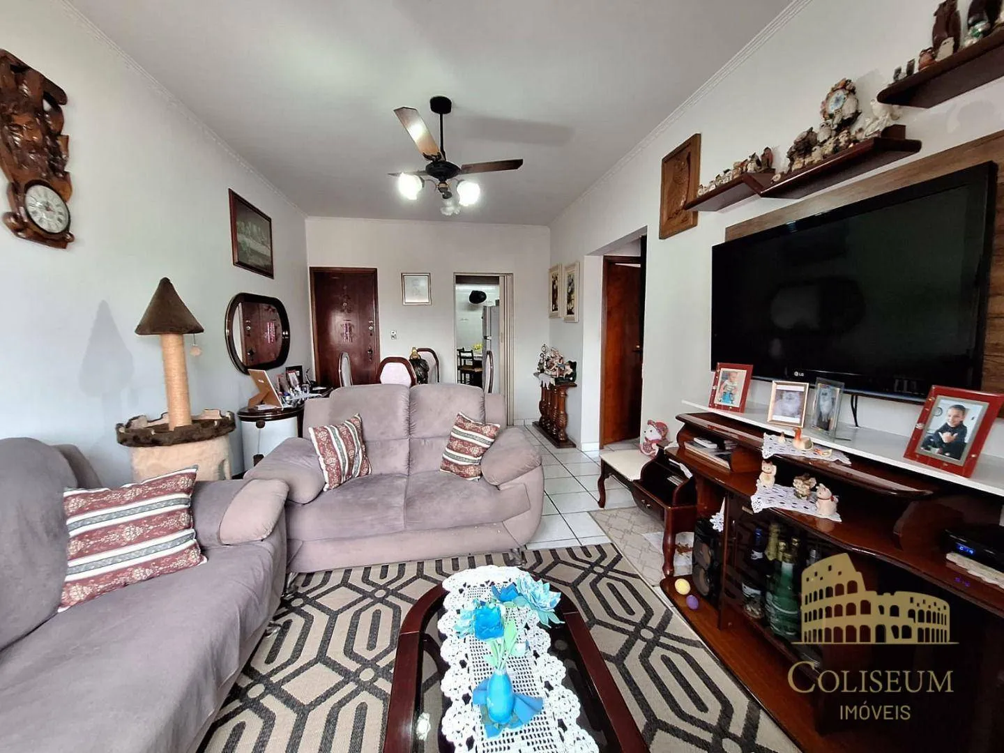 Imagem Apartamento com 2 dormitórios à venda, 97 m² por R$ 430.000,00 - Canto do Forte - Praia Grande/SP