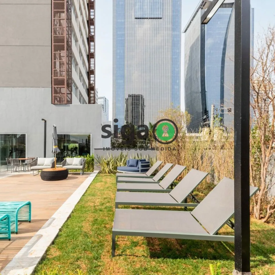 Imagem Apartamento para locação 38m² com vaga todo mobiliado localizado na Chácara Santo Antônio, São Paulo