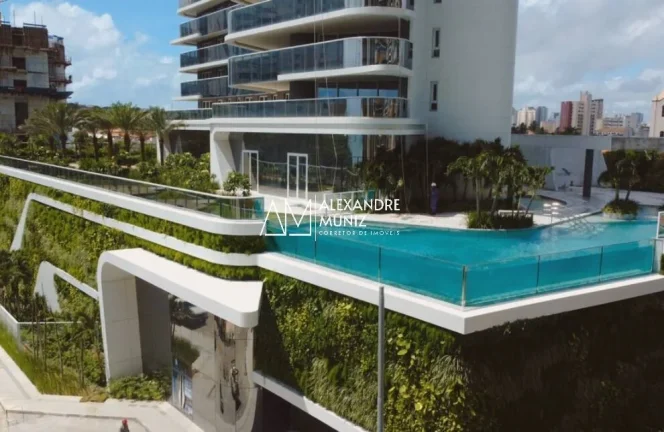 Imagem One Residencial, Beira Mar Fortaleza, Mucuripe. Andar Alto, 5 suítes.