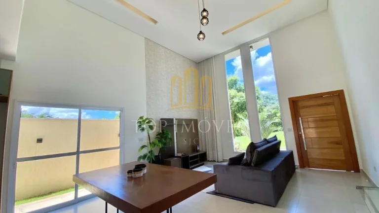 Imagem Maravilhosa casa três dormitórios suíte espaço gourmet piscina em condominio fechado