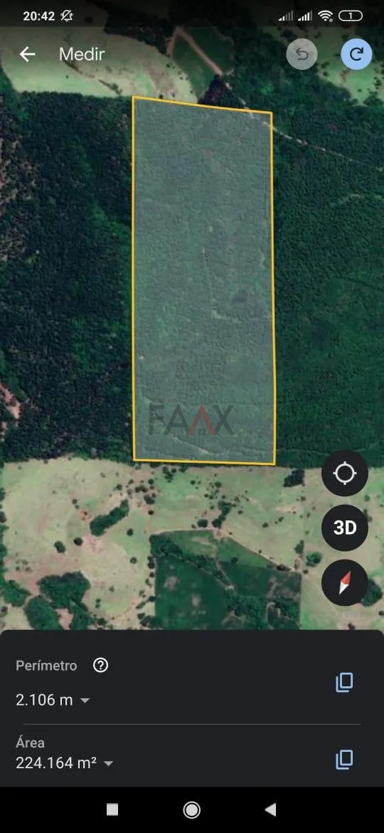Imagem Otima area rural para agricultura e pecuária Area total de 229.485,00m²