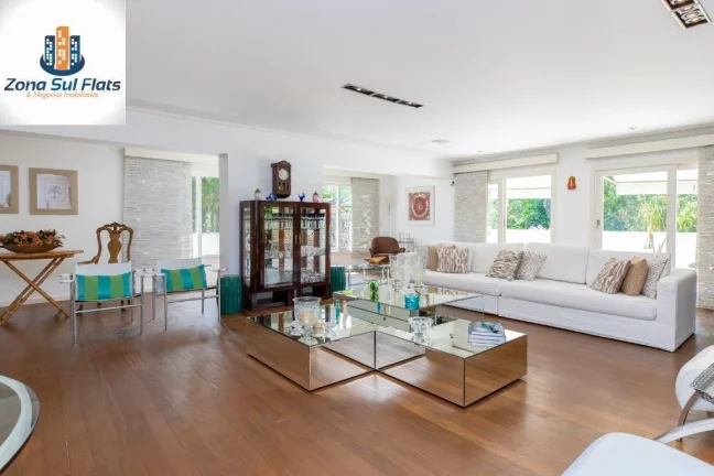 Imagem Casa Alto Padrão à Venda No Morumbi Com 4 Suítes e 6 Vagas - Condomínio Fechado