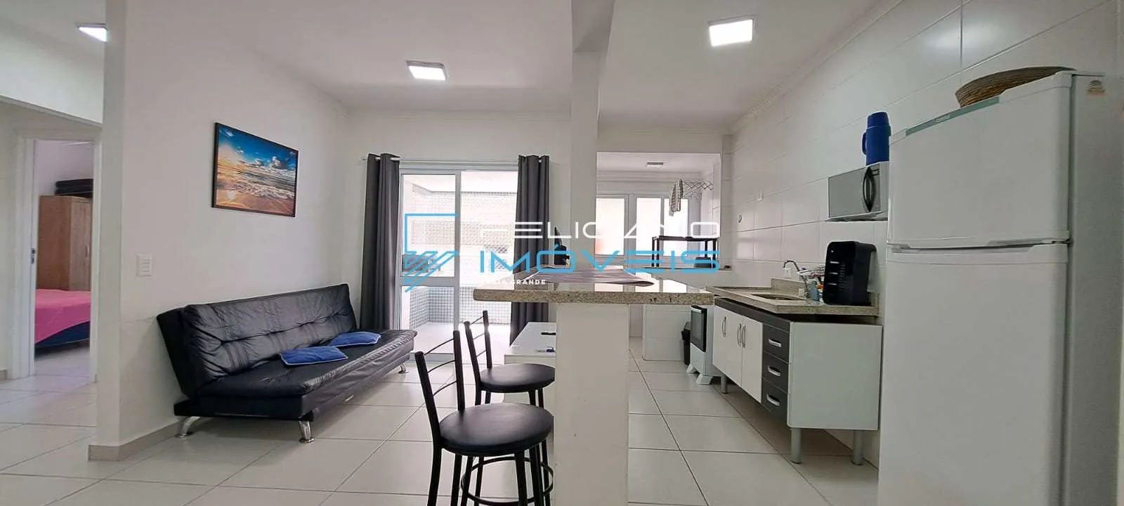 Imagem Apartamento com 2 quartos, Guilhermina, Praia Grande - R$ 479 mil, Cod: 2043