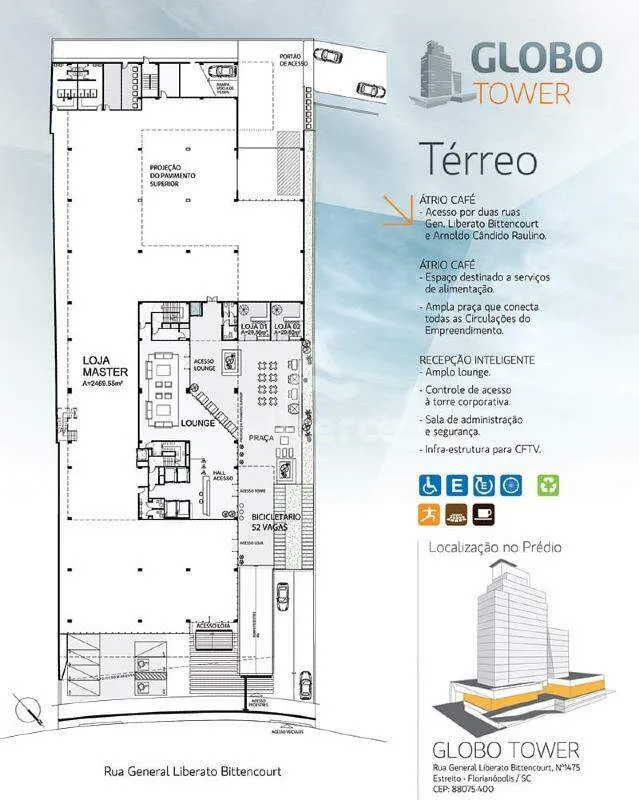 Imagem Sala para aluguel com , 24,36m² em Estreito Florianópolis