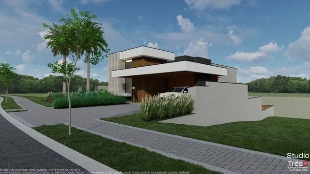 Imagem Lindo Sobrado em Condomínio Alphaville Nova Esplanada I 264M²!