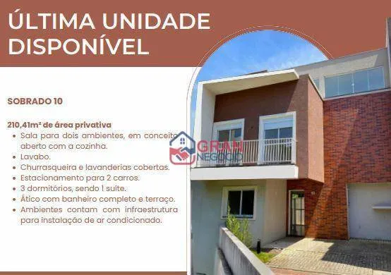 Imagem Sobrado em Condomínio à Venda no Campo Comprido