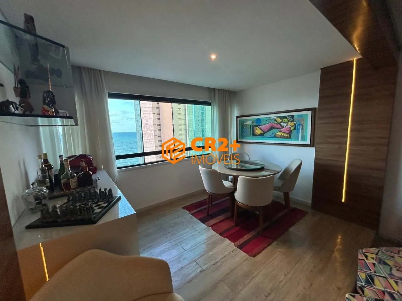 Imagem Vendo apartamento com vista livre para o mar com 3 suítes -118m²