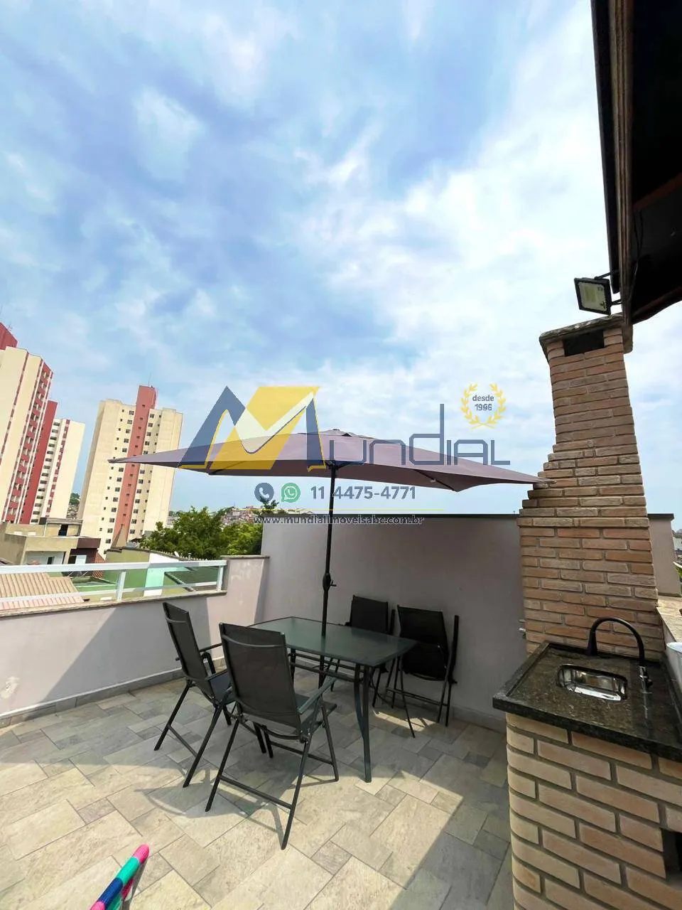 Imagem Cobertura Mobiliada para Locação com 91 m² e Área Gourmet em Santo André