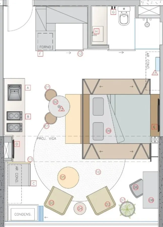 Imagem Apartamento para Venda em São Paulo, Pinheiros, 1 dormitório, 2 banheiros, 1 vaga