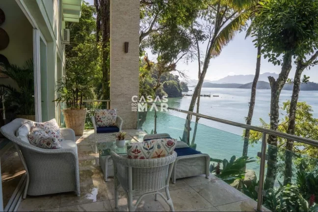 Imagem Casa de luxo à beira-mar em Angra dos Reis-RJ: 16 quartos, 16 suítes, 16 banheiros, 6 vagas de garagem, 200.000m² de área!