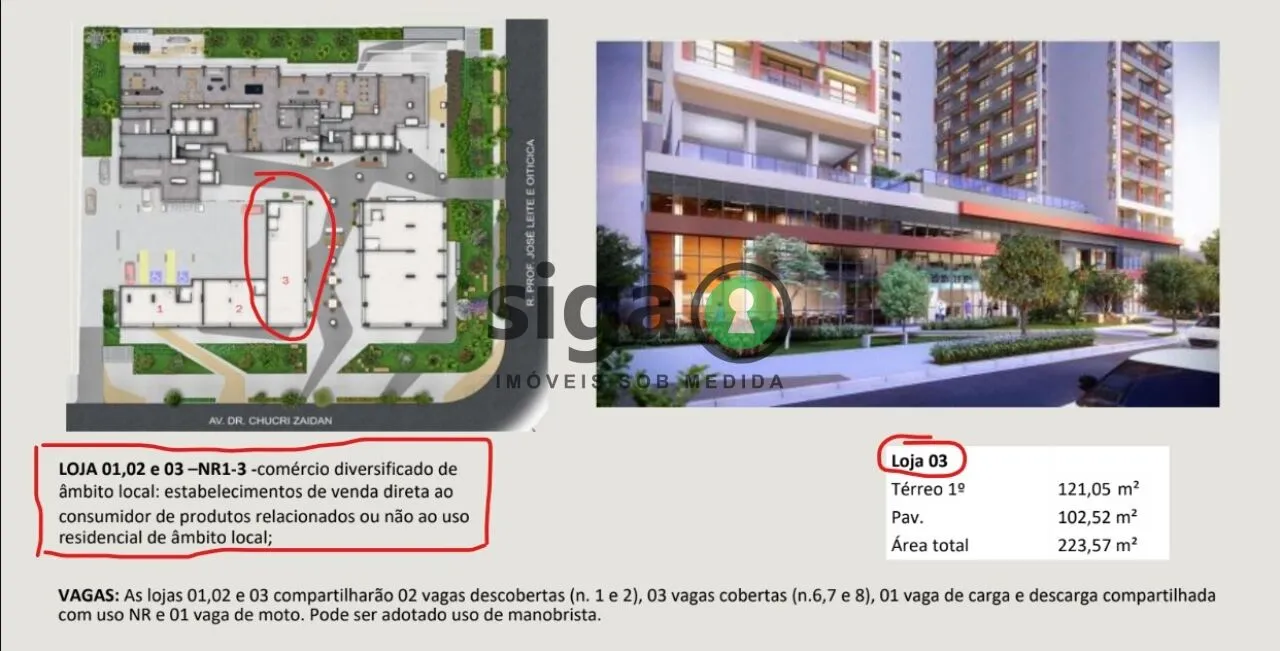 Imagem Loja comercial para venda ou locação no Brooklin, São Paulo - SP