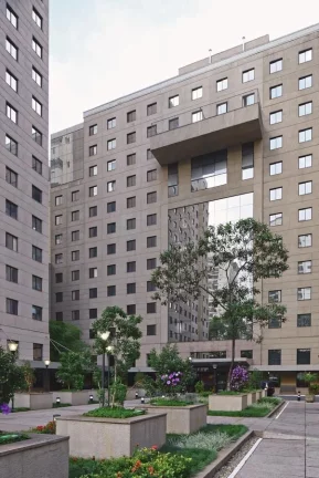Imagem Flat disponível para locação no Aparthotel Adagio São Paulo Moema, com 54m², 2 dormitórios e 1 vaga