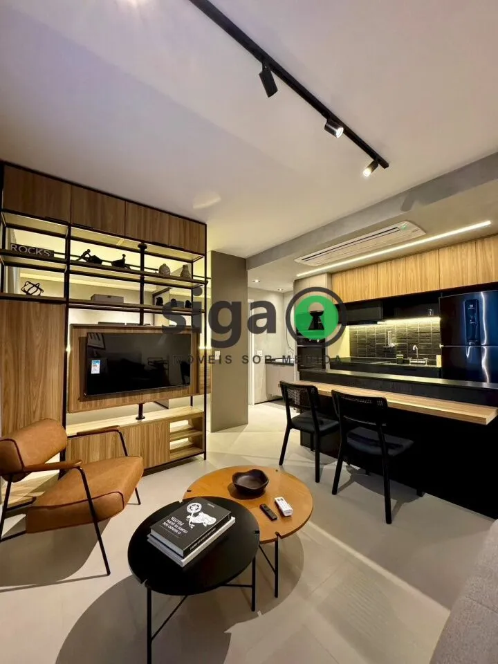 Foto do imóvel Apartamento para locação 38m² com vaga todo mobiliado localizado no eixo Berrini x Chucrizaidan.