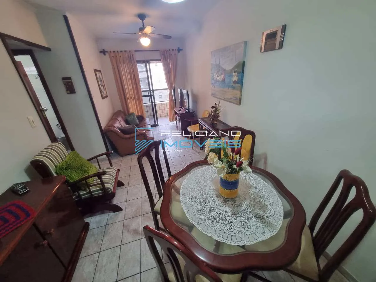 Imagem Apartamento com 2 quartos, Guilhermina, Praia Grande - R$ 410 mil, Cod: 7360