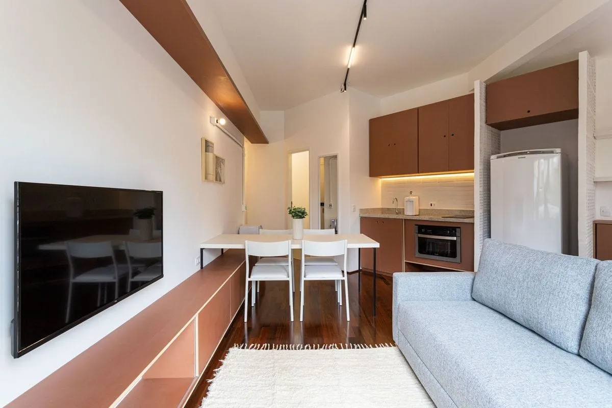 Imagem Apartamento com 1 Quarto para alugar, 36m² - Santa Cecília