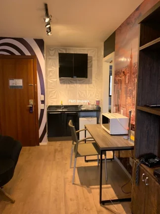 Imagem Apartamento para locação no Itaim Bibi, 1 quarto, 1 vaga de garagem.