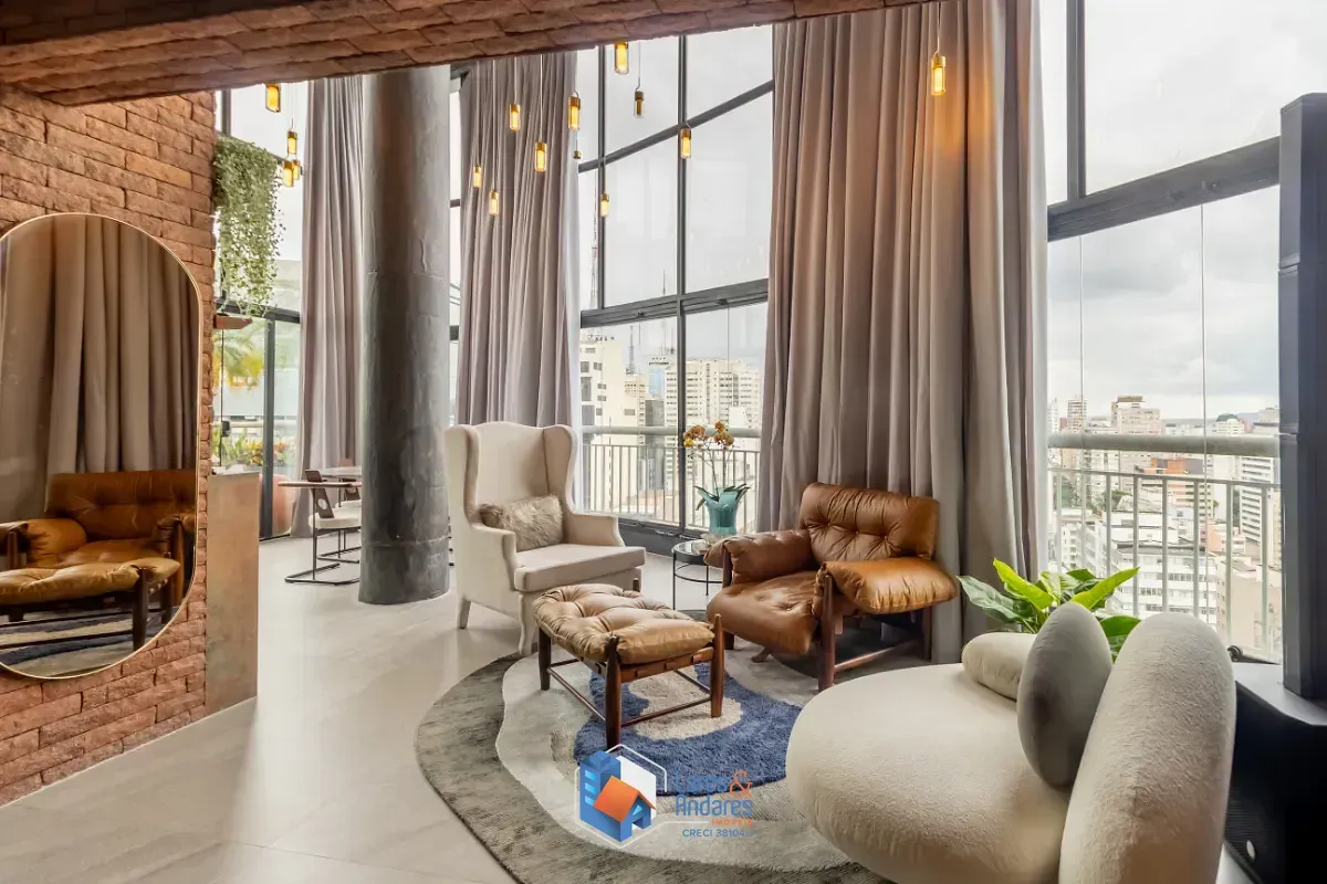 Foto do imóvel Duplex para venda em Cerqueira César com 2 quartos, sendo 2 suítes, 197m² em Alameda Ministro Rocha Azevedo