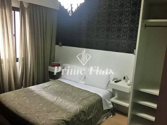 Imagem Flat disponível para locação no Hotel Slaviero Essential São Paulo Moema, com 26m², 1 dormitório e 1 vaga