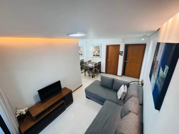 Imagem Lindo apartamento decorado vista mar com dois quartos duas varandas a venda na pituba