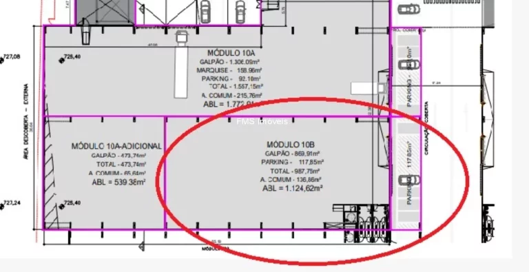 Imagem Galpão Comercial de Alto Padrão para Locação na Vila Anastácio, São Paulo-SP: 4 Vagas de Garagem e 1.125,00 m² de Área