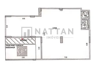 Imagem Loja para alugar, 166 m² por R$ 9.333,57/mês - Tatuapé - São Paulo/SP