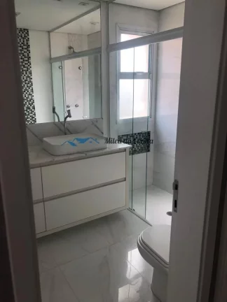 Imagem Apartamento à Venda, com 3 suítes, 3 vagas, 155m², Varanda Gourmet, Condomínio Clube, Centro, São Bernardo do Campo