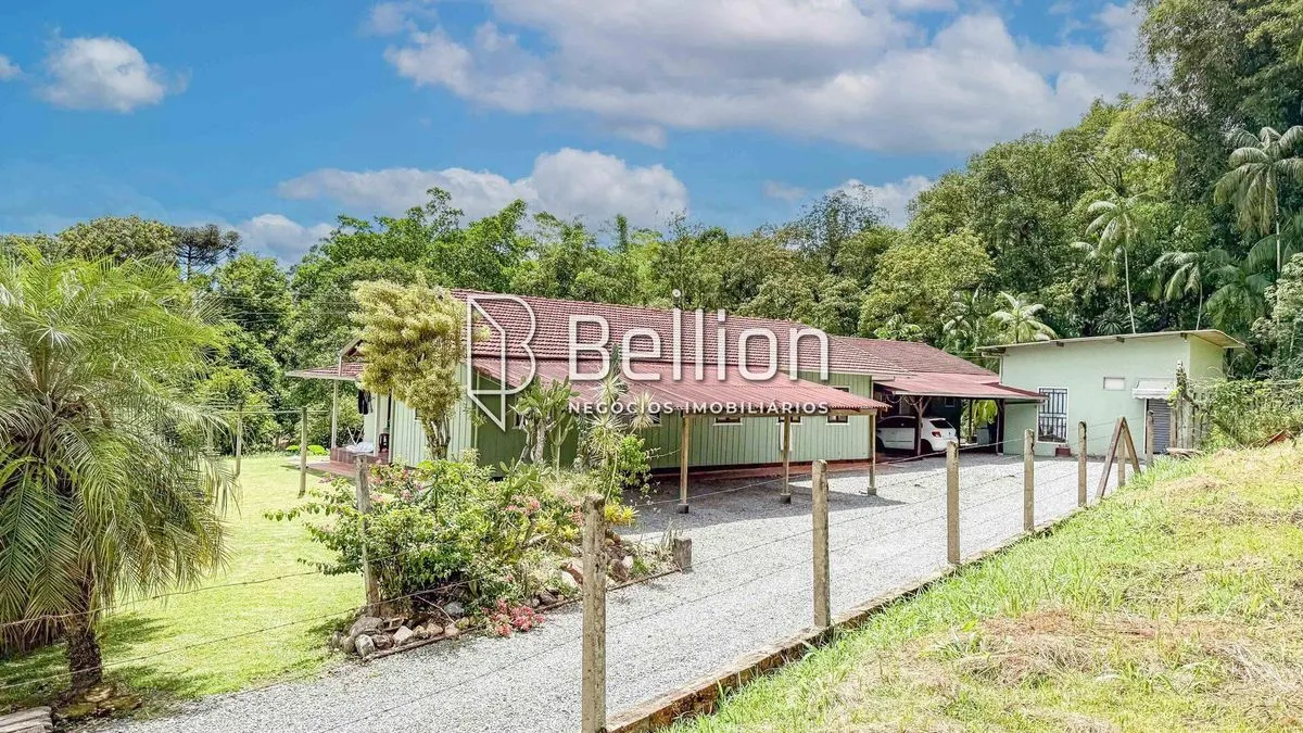 Imagem Conjunto de casas e terreno com 4.246m² no bairro Divinéia - Rio dos Cedros