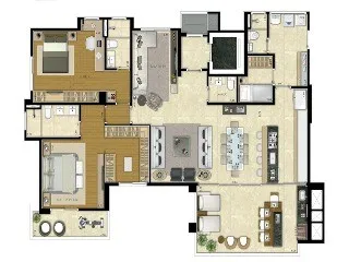 Imagem Comprar apartamento com 4 dormitórios em Tatuapé, São Paulo-SP Apartment for sale in são Paulo Brazil