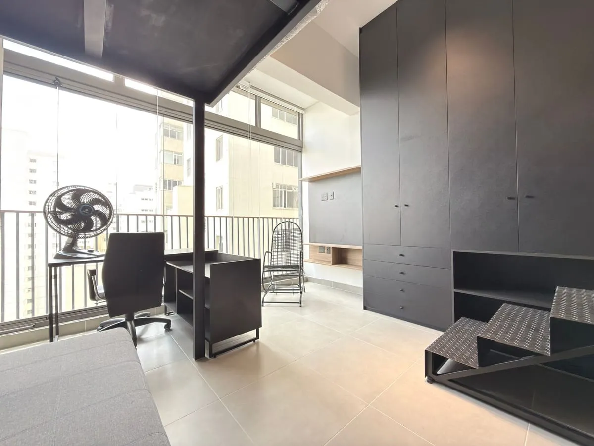 Imagem Apartamento com 1 Quarto para alugar, 24m² - Perdizes