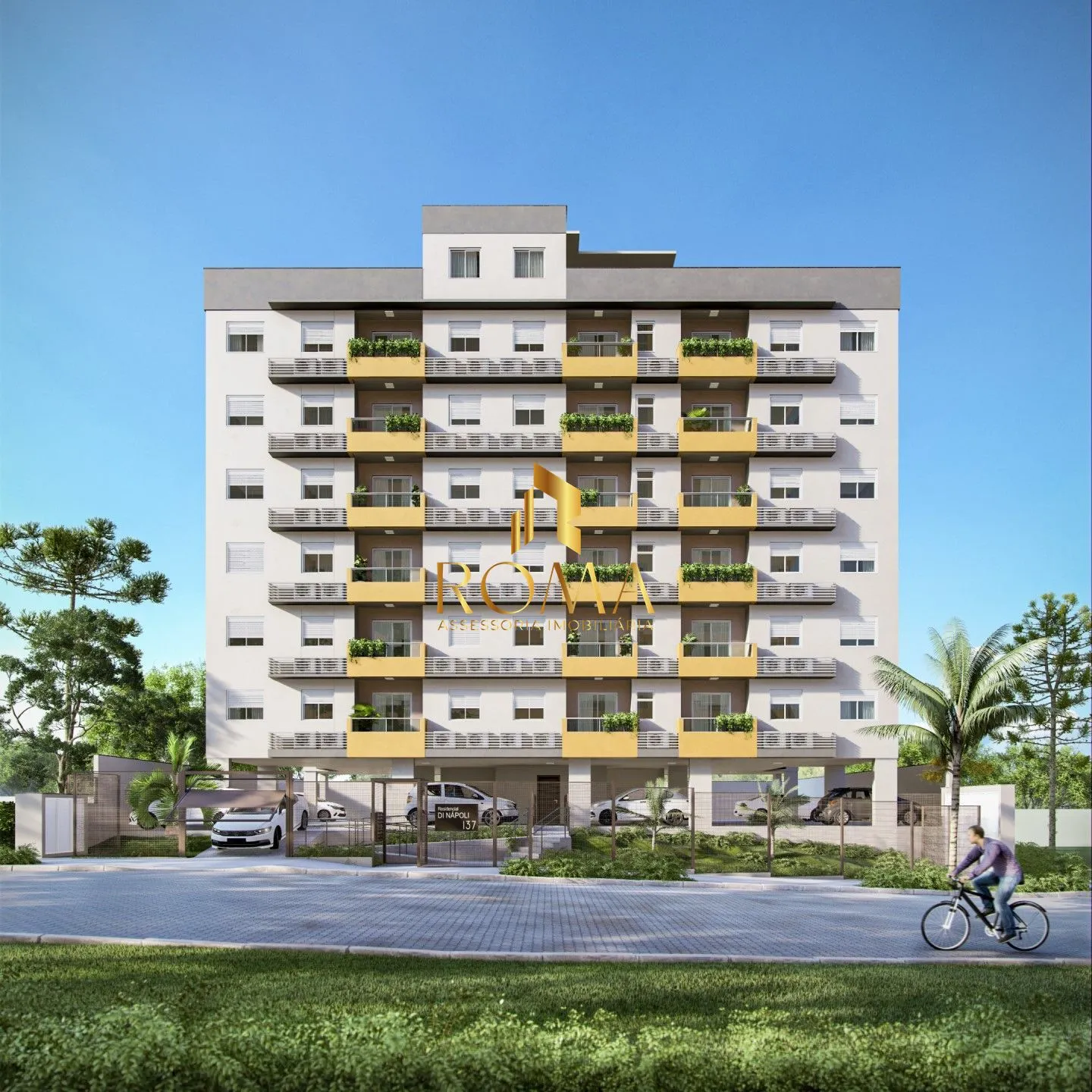 Imagem Residencial Di Napoli | Apartamento 2 Dormitórios com Garagem em Camobi