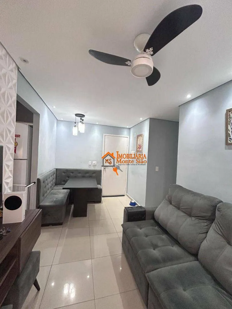 Imagem Apartamento com 2 dormitórios à venda, 50 m² por R$ 320.000,00 - Cocaia - Guarulhos/SP