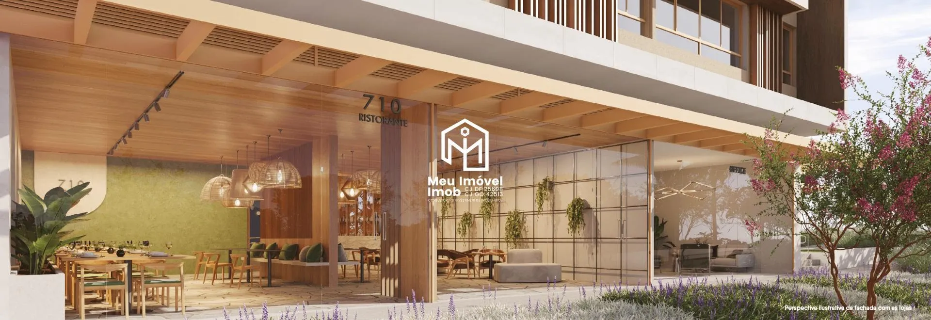 Imagem Apartamento no Aura Noroeste 1 Quarto 1 Suíte 1 Vaga 82m²