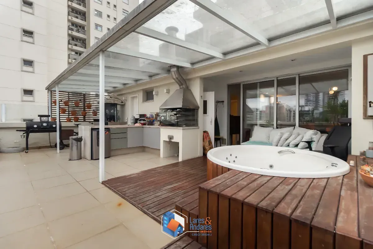 Imagem Cobertura para venda em Campo Belo com 2 quartos, sendo 1 suíte, 191m²