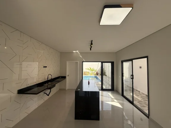 Imagem Casa Moderna com Piscina em Condomínio  Pronta para Morar!