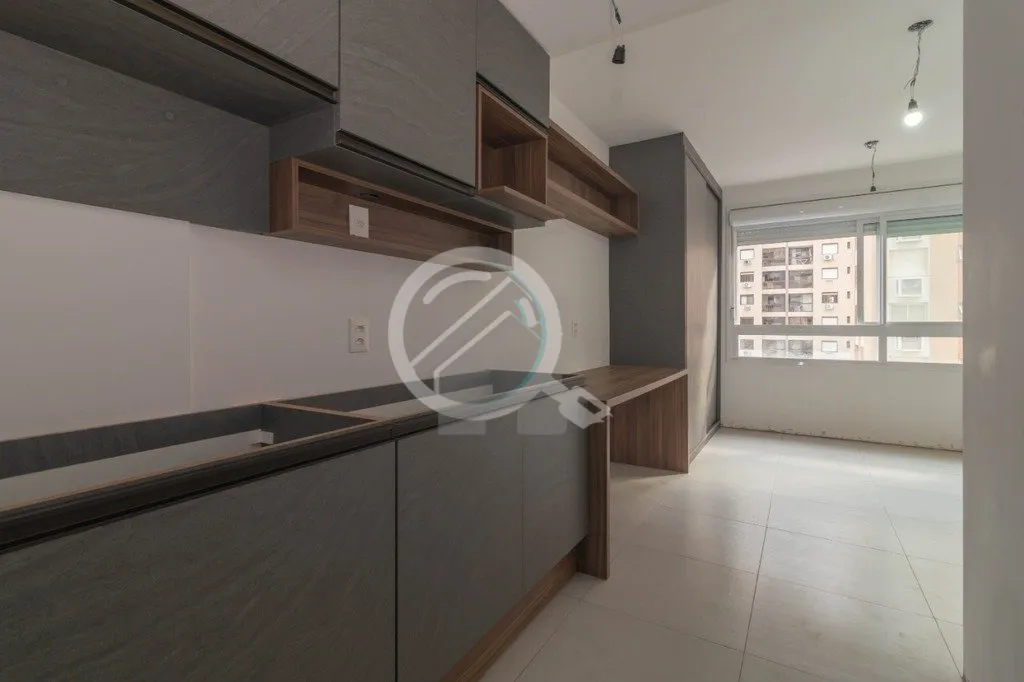 Imagem Apartamento Studio com 27m² totalmente mobiliado e equipado, pronto para morar, decoração moderna...