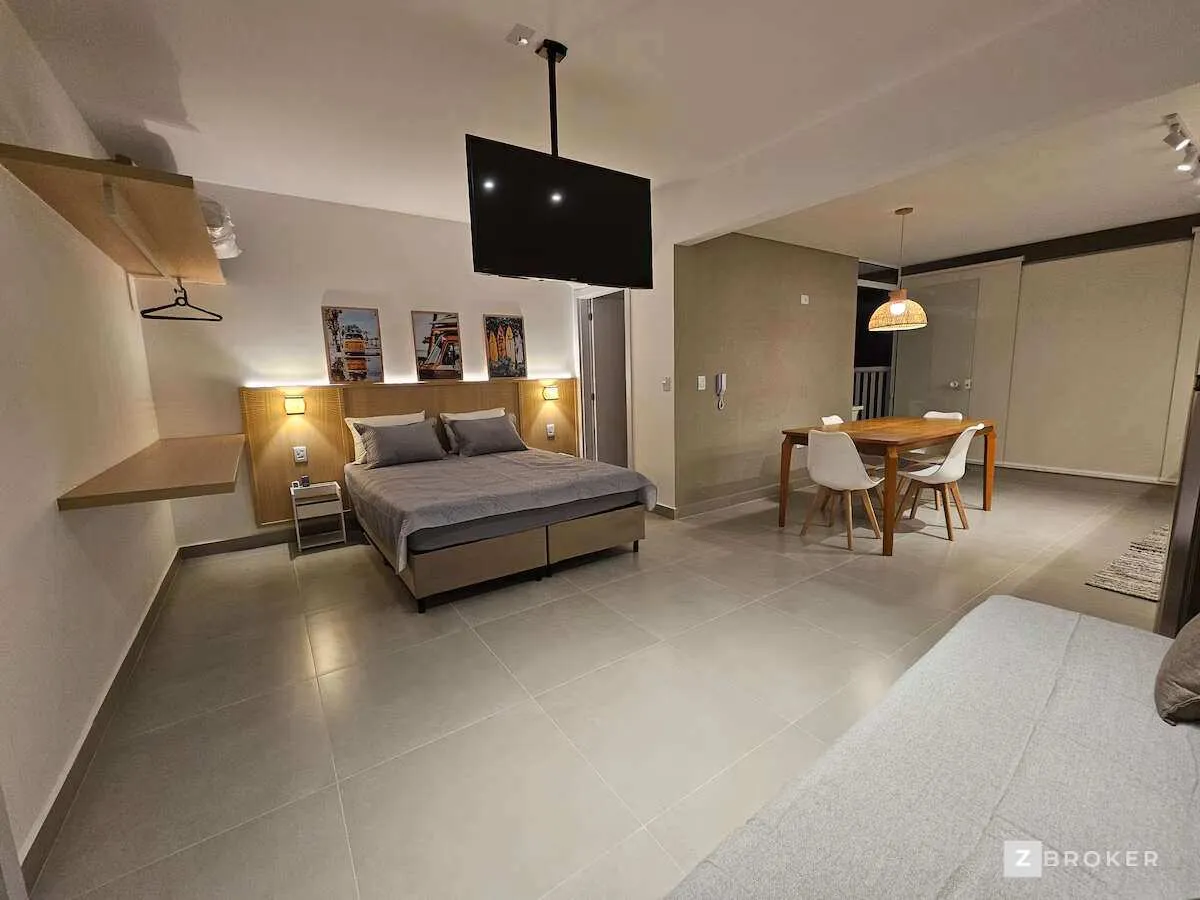 Foto do imóvel Apartamento à venda em Ubatuba, Praia das Toninhas, com 1 quarto, 40m2