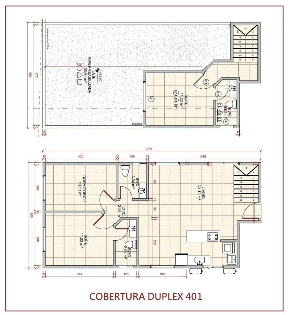 Imagem Cobertura Duplex em Coqueiros | 140m² Privativos | Pronta para Morar