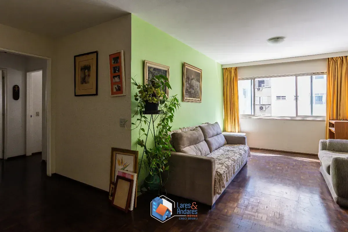 Foto do imóvel Apartamento para venda em Cerqueira César com 3 quartos, sendo 1 suíte, 110m² em Alameda Tietê