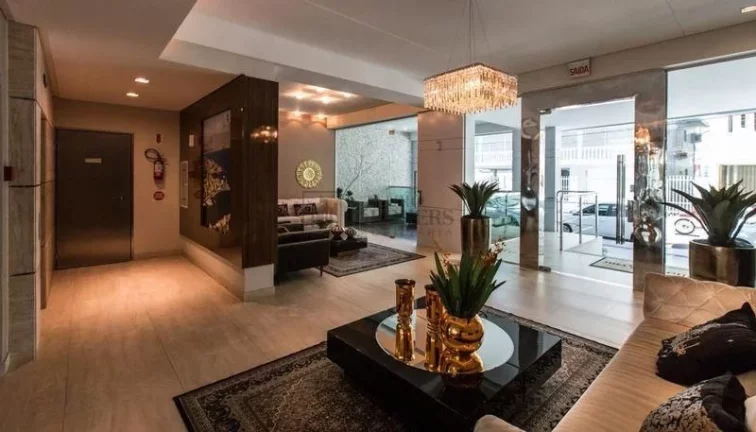 Imagem Apartamento mobiliado e equipado com 3 suítes e vista mar