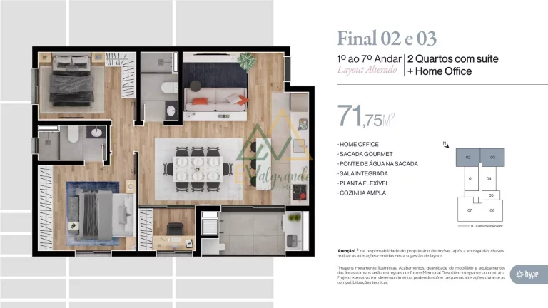 Imagem Apartamento à venda Bacacheri Curitiba PR